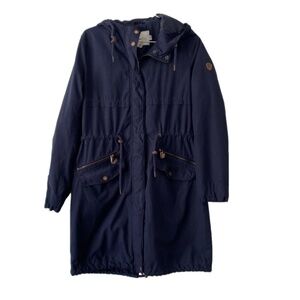 Only brand navy blue long Evening Spring Parka coat size M